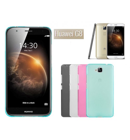 Huawei G8 case TPU Soft Gel Case+Pen