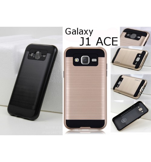 Galaxy J1 Ace  Impact Proof Brushed Metal Case