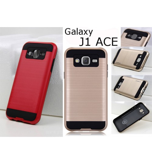 Galaxy J1 Ace  Impact Proof Brushed Metal Case