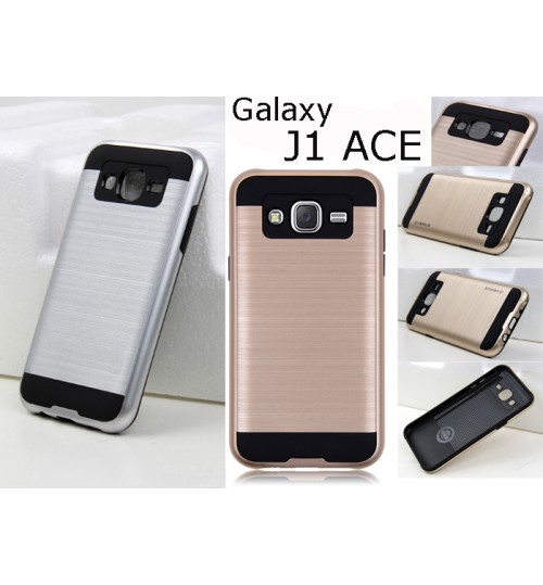 Galaxy J1 Ace  Impact Proof Brushed Metal Case