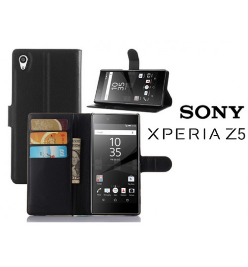 Sony Xperia Z5  Wallet leather cover+combo