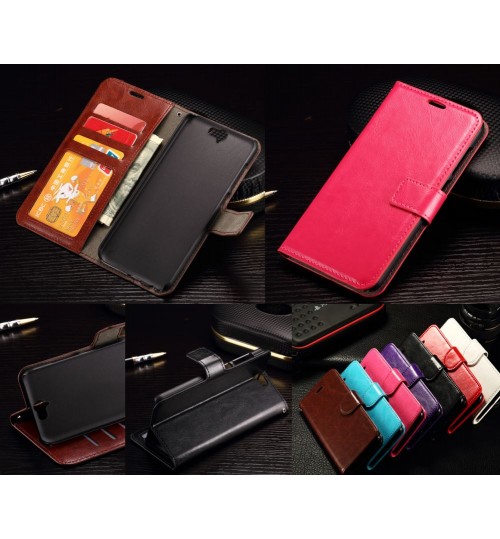 HTC ONE A9  vintage fine leather wallet case+Pen