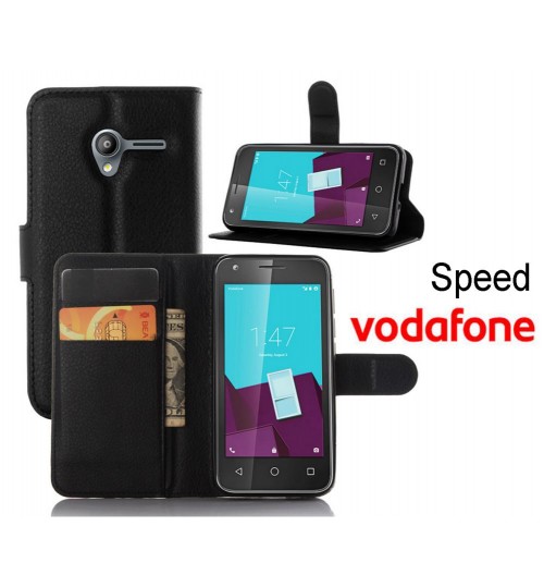 Vodafone Smart Speed wallet leather case+Pen