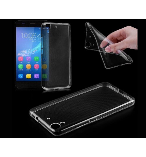 Huawei Y6 case clear gel Ultra Thin+Combo