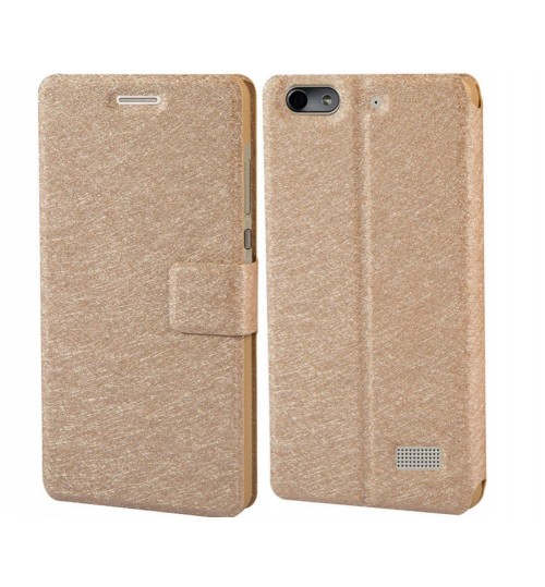 Huawei Y6 case luxury slim wallet flip case