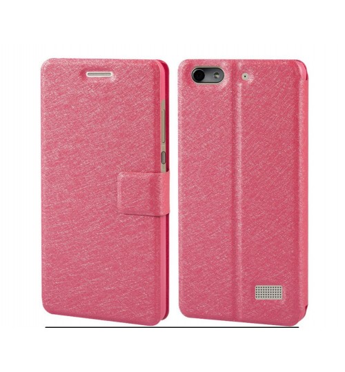 Huawei Y6 case luxury slim wallet flip case