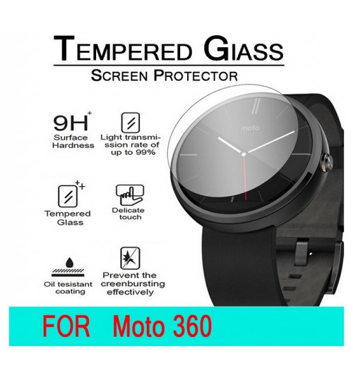 MOTO 360 Watch Tempered Glass Screen Protector