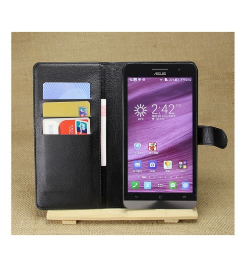 Asus Zenfone 6 case wallet leather case+Pen