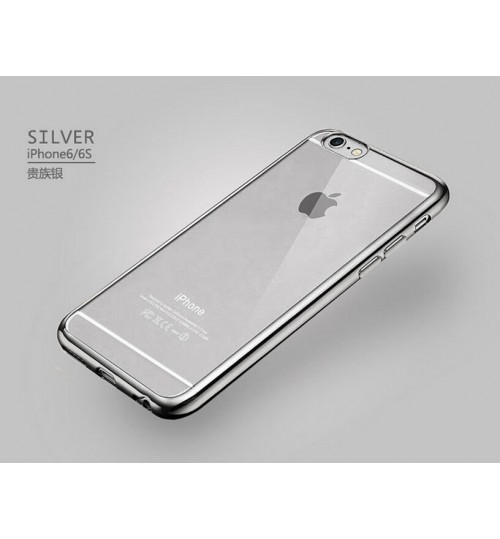 iPhone 6 Plus case bumper w clear gel back cover