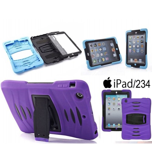 iPad 2/3/4 defender rugged heavy duty case+Pen