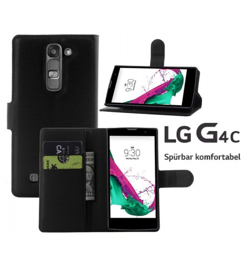 LG G4C Case Wallet leather cover case