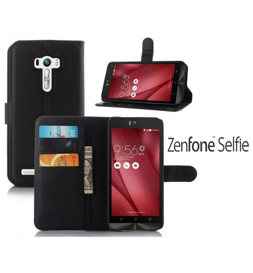 Asus Zenfone Selfie case wallet leather case+Pen