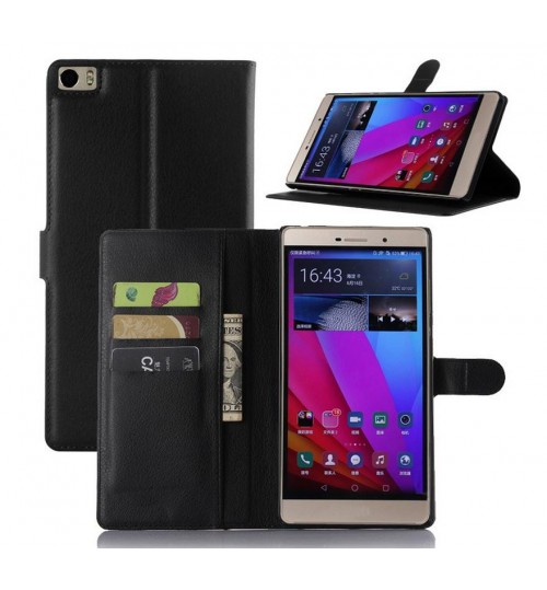 Huawei P8 MAX wallet leather case+Pen