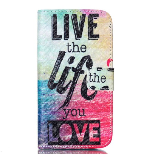 Galaxy S5 MINI case wallet leather case printed