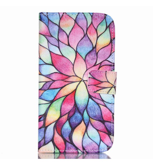 Samsung Galaxy J5 case wallet leather case printed