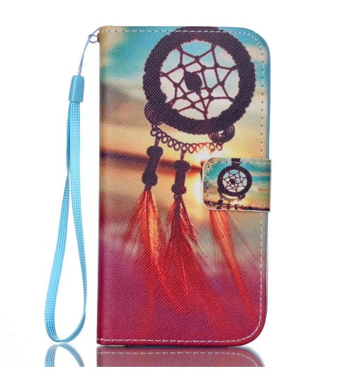 Galaxy S7 case wallet leather case printed