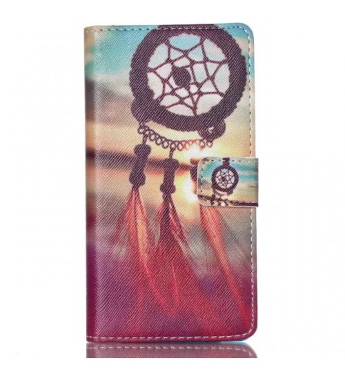 Sony M4 Aqua case wallet leather case printed