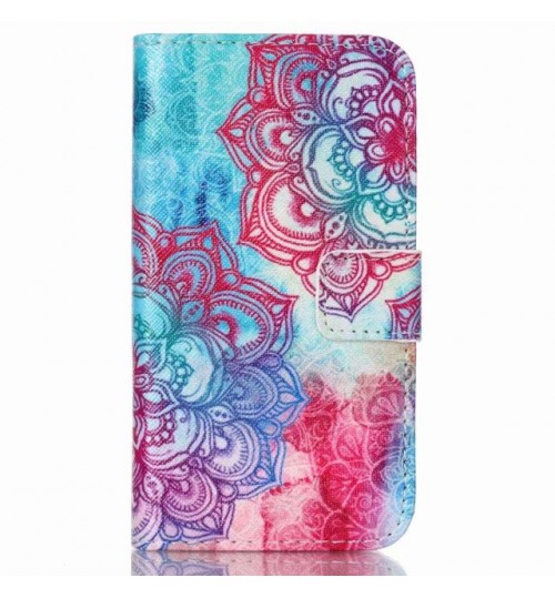 Galaxy J1 ACE case wallet leather case printed