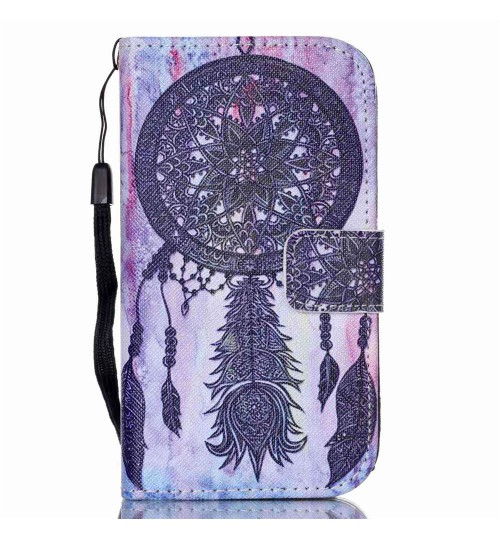 Galaxy Core Prime case wallet leather case printed