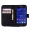 Galaxy Core Prime case wallet leather case printed