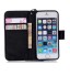 iPhone 5 5s SE case wallet leather case printed