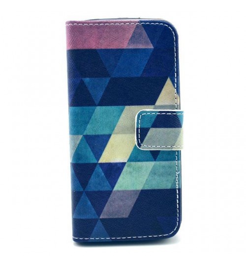 iPhone 5 5s SE case wallet leather case printed