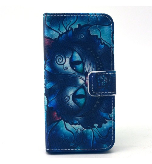 iPhone 5 5s SE case wallet leather case printed