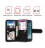 Galaxy S3 double wallet leather case detachable