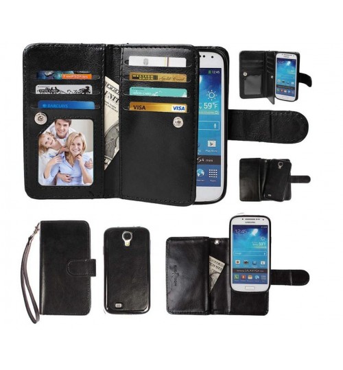 Galaxy S4 Mini detachable wallet leather case