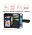 Galaxy S4 detachable wallet leather case