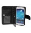 Galaxy S4 detachable wallet leather case