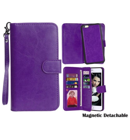 iPhone 6 6s double wallet leather case detachable