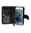 Iphone 5C detachable wallet leather case