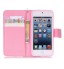 iPhone 5 5s SE case wallet leather case printed