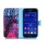 Galaxy Core Prime case wallet leather case printed