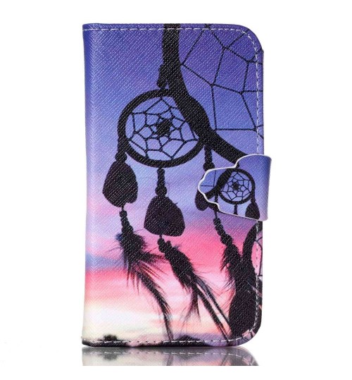 Galaxy Core Prime case wallet leather case printed