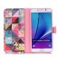 Galaxy NOTE 5 case wallet leather case printed