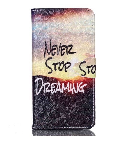 Galaxy NOTE 5 case wallet leather case printed