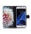 Galaxy S7 case wallet leather case printed