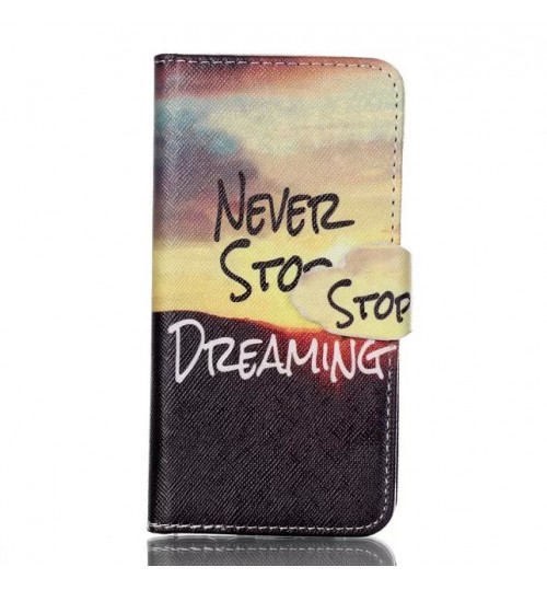 Galaxy A3 2016 case wallet leather case printed