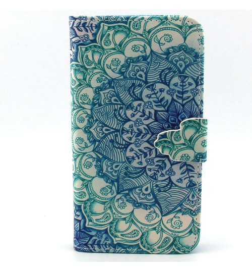 Galaxy CORE LTE case wallet leather case printed