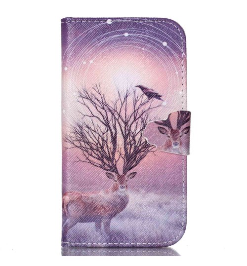 Galaxy S4 case wallet leather case printed