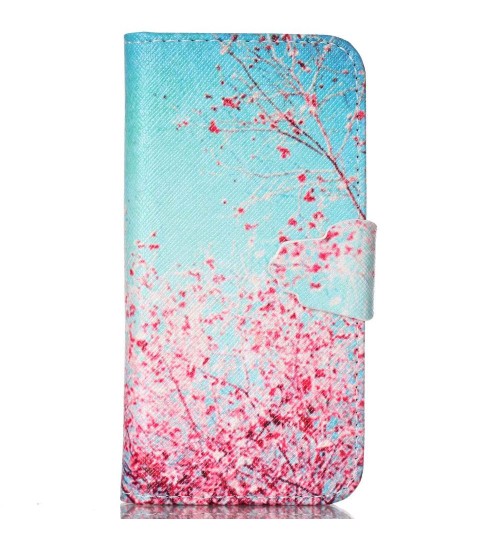 iPhone 5c case wallet leather case printed