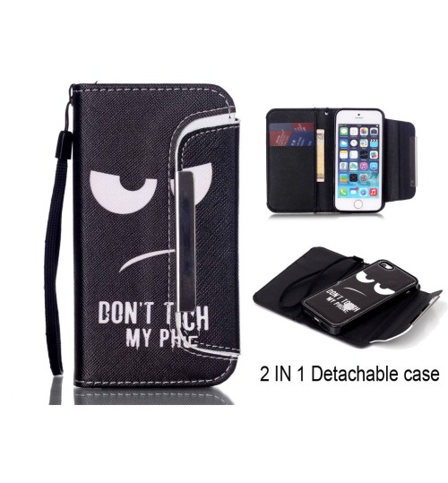iPhone 5 5s SE wallet case magnetic detachable