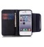 iPhone 4 4s  wallet case magnetic detachable case