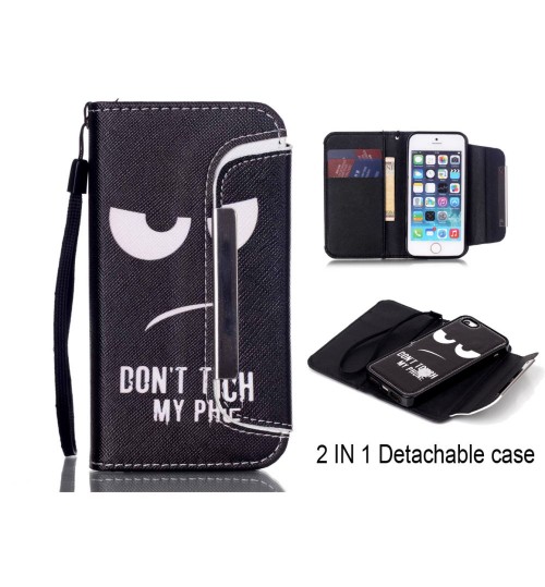 iPhone 4 4s  wallet case magnetic detachable case