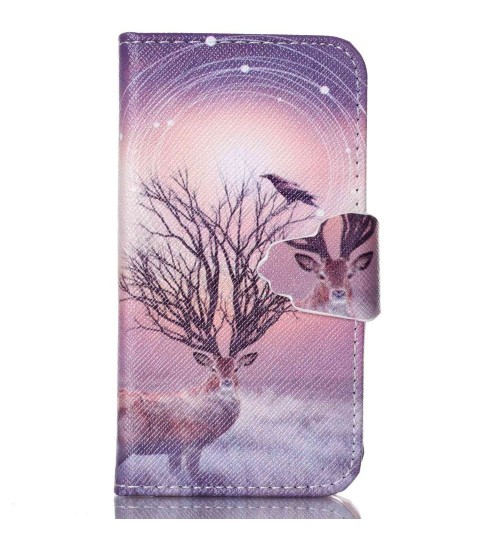 iPhone 4 4s case wallet leather case printed