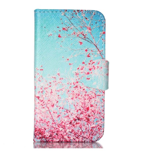 iPhone 4 4s case wallet leather case printed