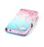 iPhone 4 4s case wallet leather case printed