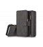 Galaxy S7 double wallet leather case detachable